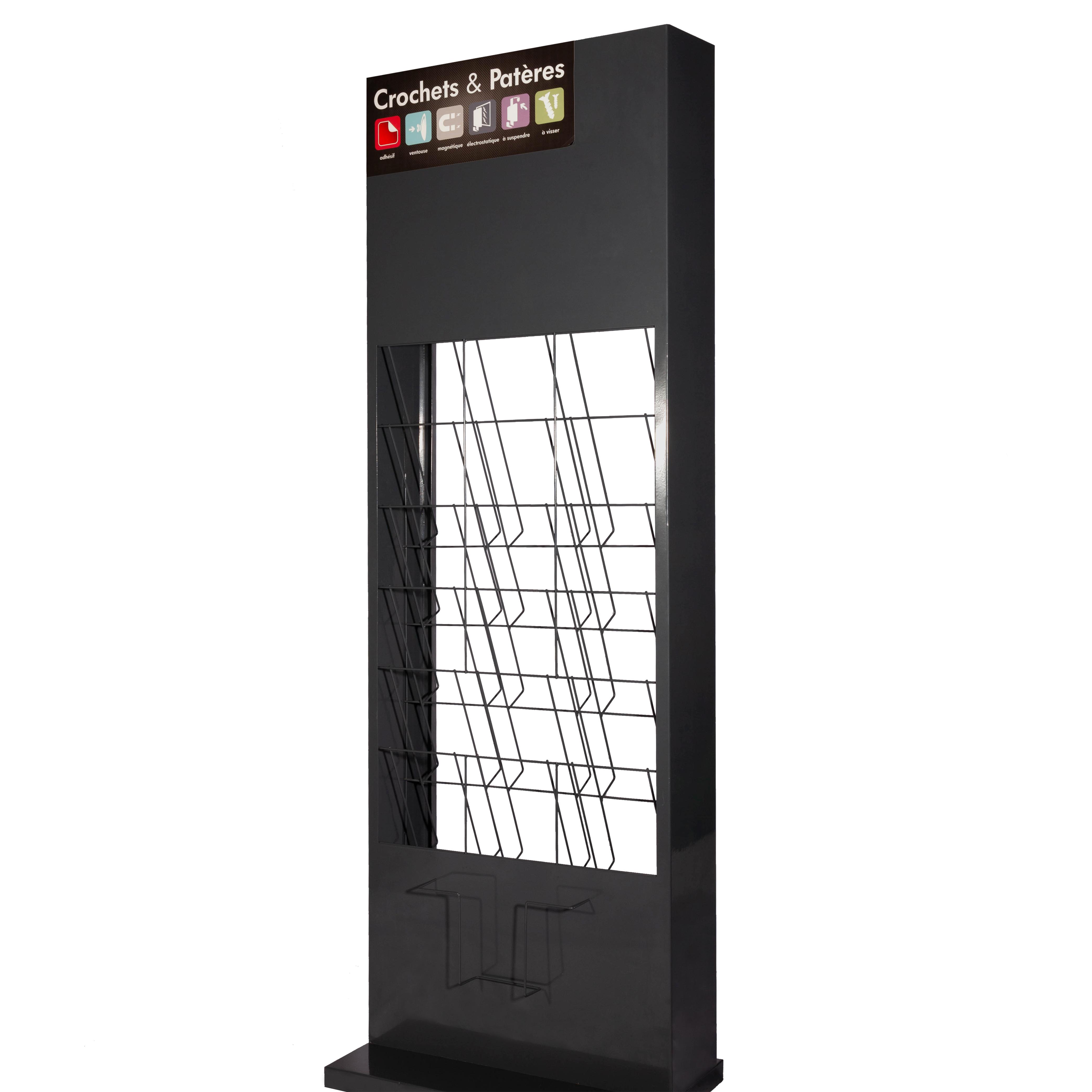 Formost Heavy Duty Metal Display Shelf for Grocery Store and Retail Spaces