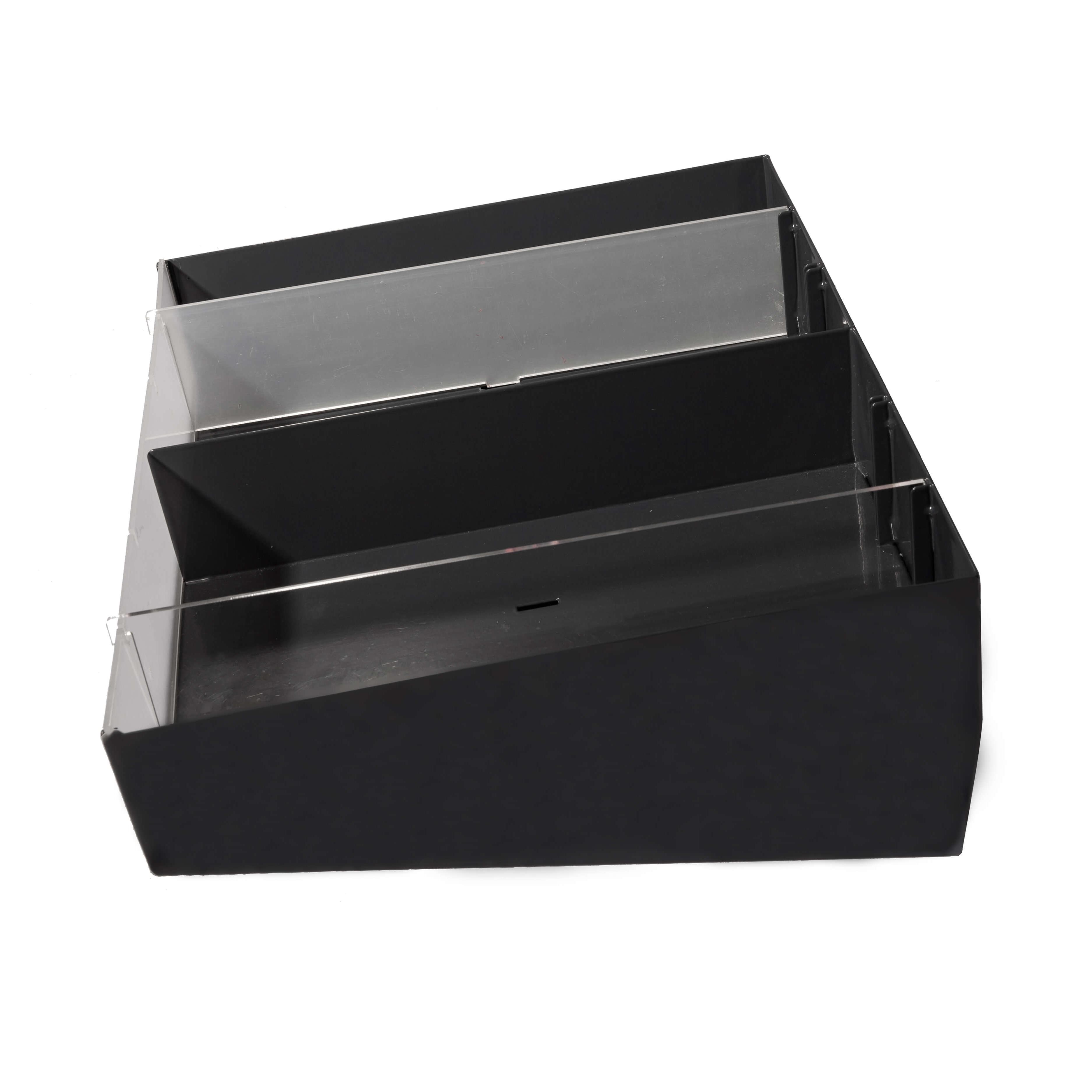 Formost Retail Clothing Rack Metal Display Tray with Acrylic Organizer