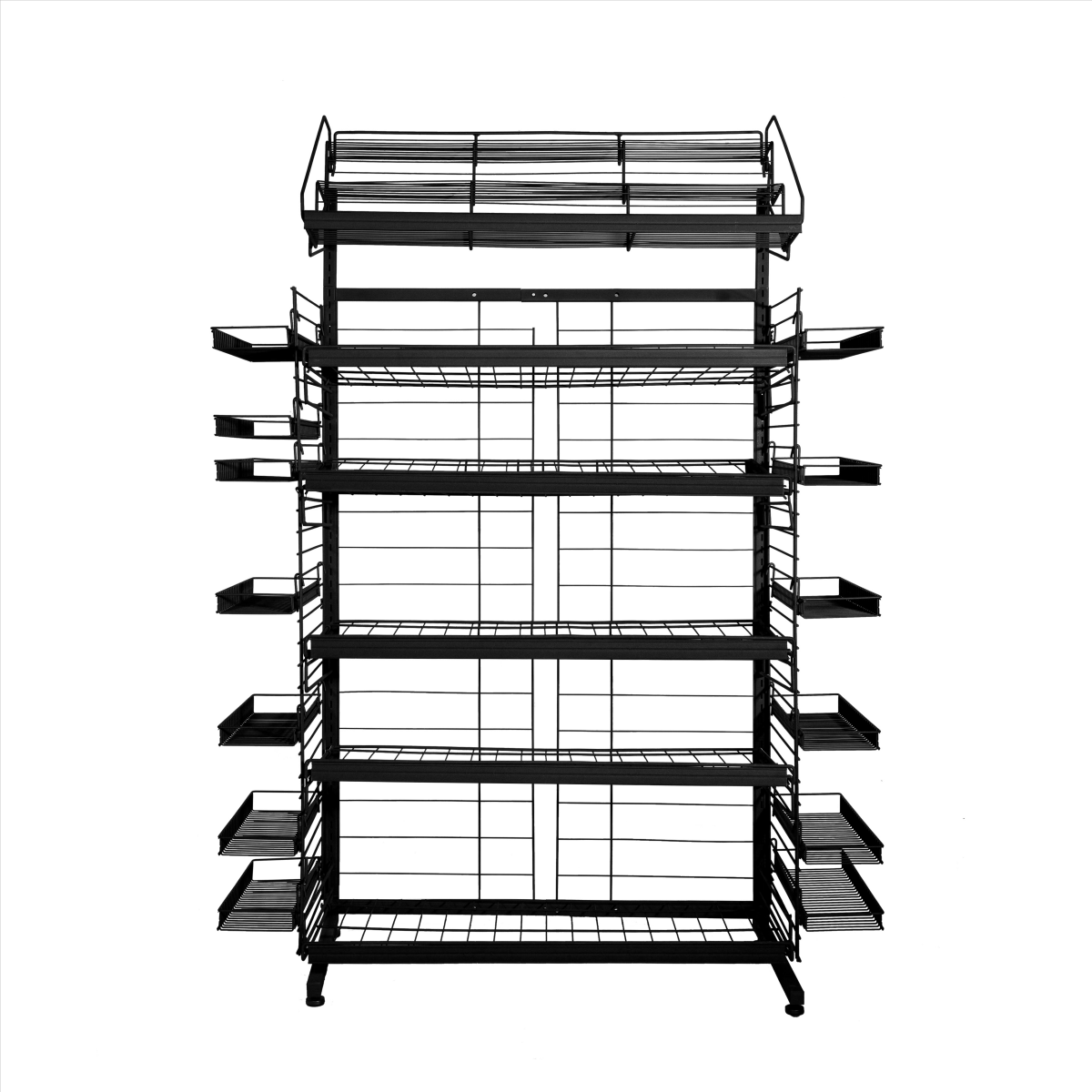 Formost Gondola Shelving/Wire Display Rack with Header Holder/ Store Display Fixtures