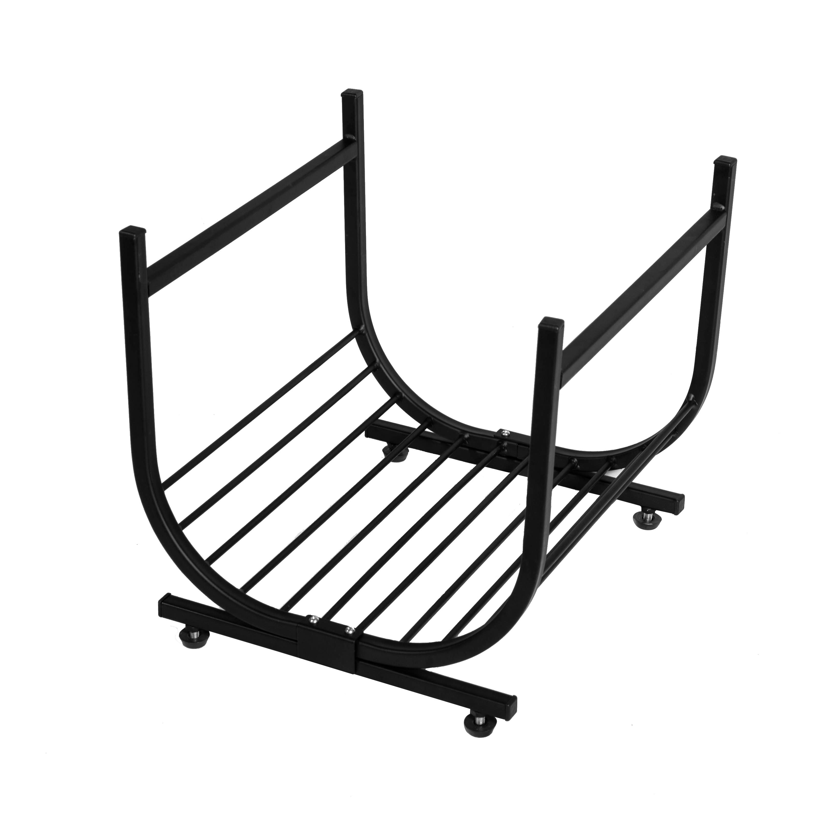 Formost Steel Firewood Rack Stand - Efficient Storage Organizer